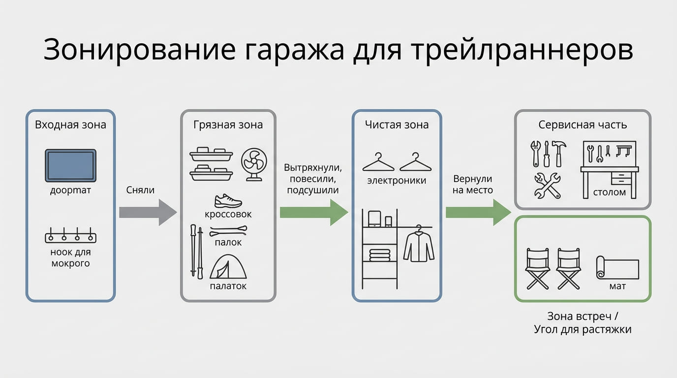 зонирование гаража
